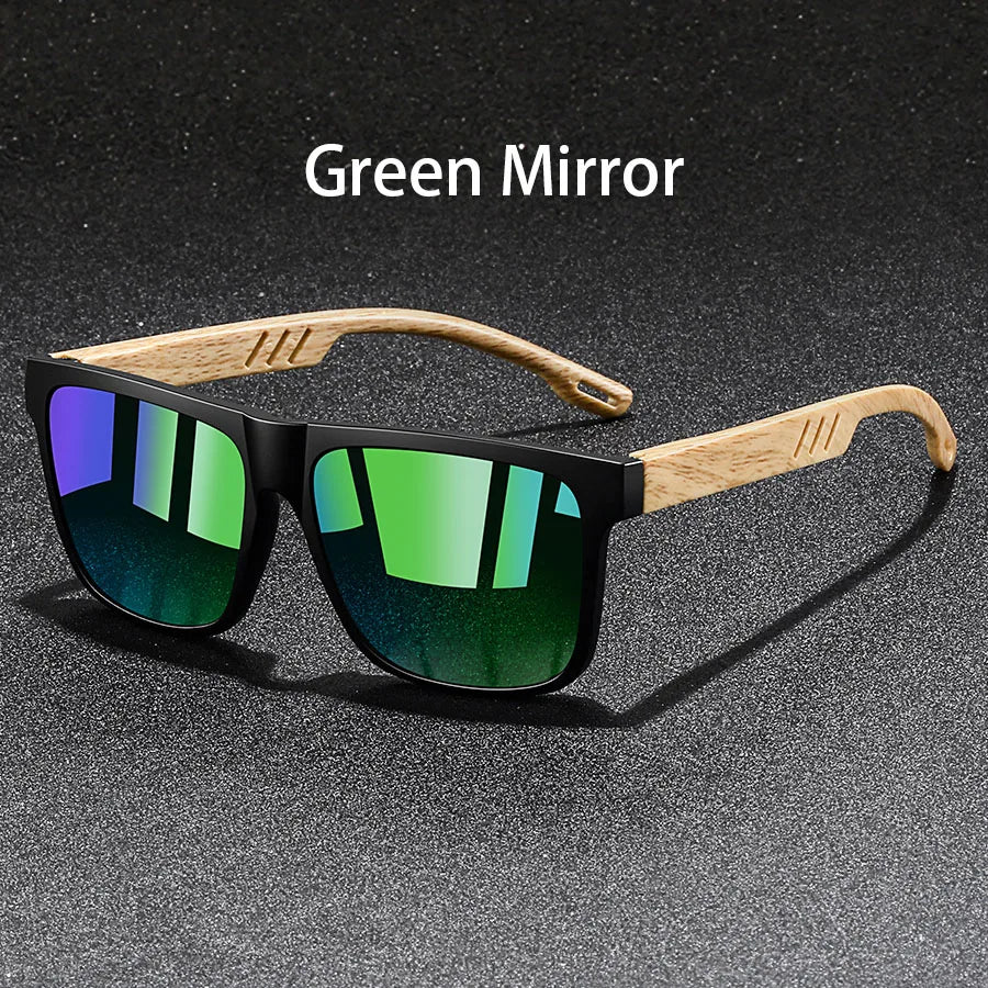 New Fashion Vintage Square Square Frame Sunglasses Men Women Fishing Driving Luxury Brand Designer Sun Glasses UV400 Eyewear