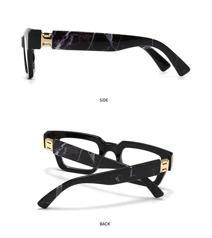 New Green Oversized Square Reading Glasses Men Women Personality Optical Eyeglasses Anti Blue Light Computer Presbyopic Glasses