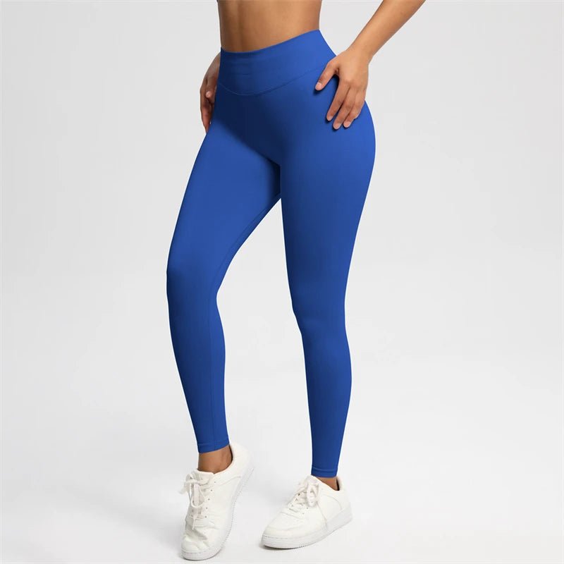 2025 Bum Shaping Leggings Impact Women Seamless Sports Yoga Pants Low Ribbed Band Gym clothes Fitness Workout Scrunch Butt Tight