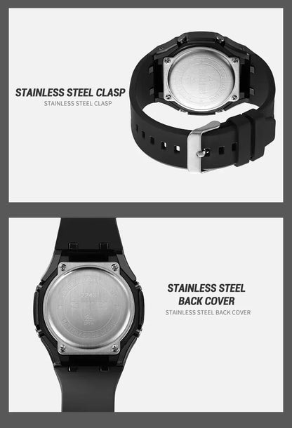 SKMEI 2243 Waterproof Night Glow Electronic Watch  Student Electronic Watch Multi functional Sports  Men's Watch