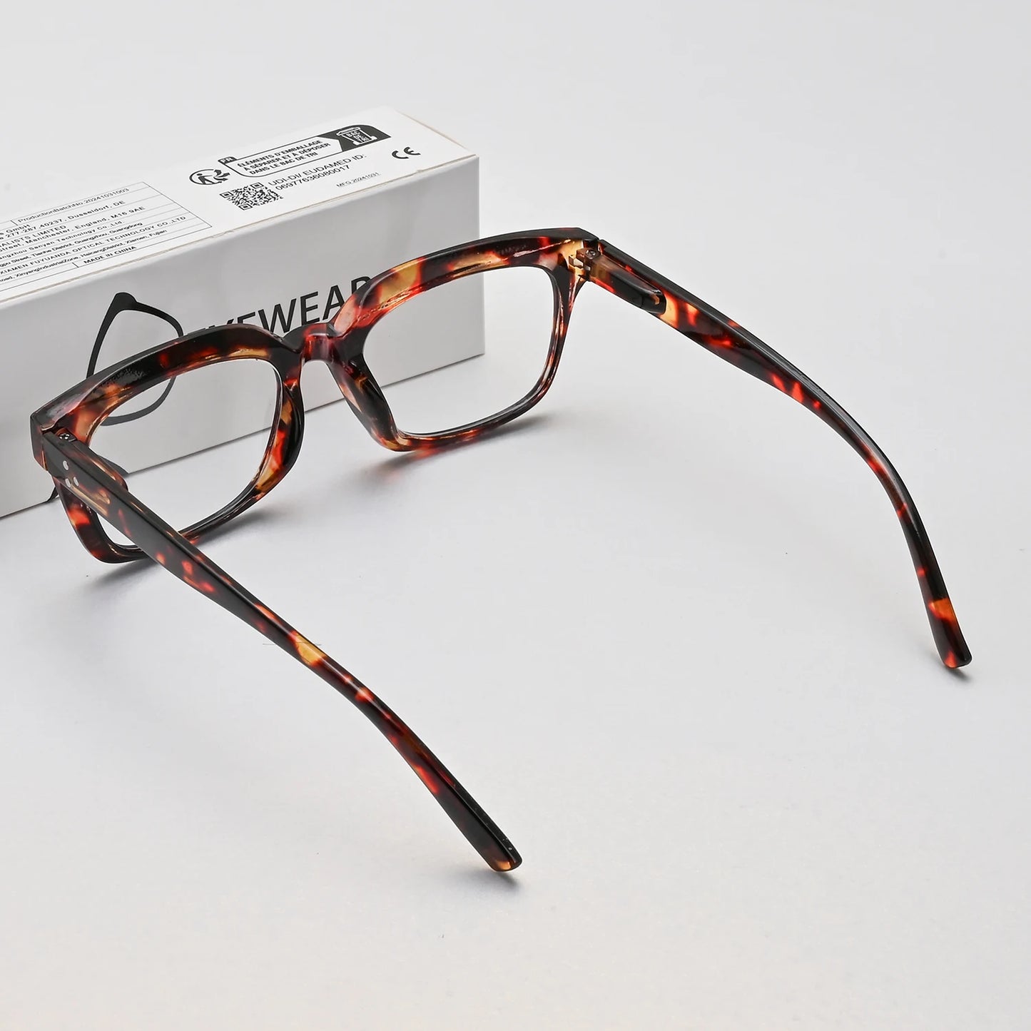 1pc Fashion Square Reading Glasses for Men Women Large Frame Presbyopia Eyeglasses High-definition Eyewear Paerde