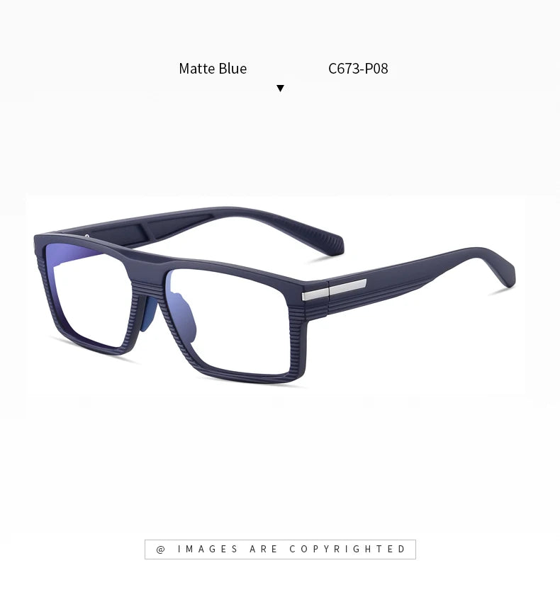Men's Optical CR39 Lenses Myopia Presbyopic Eyewear Women Blue Light Blocking Prescription Reading Glasses TR90 Eyeglasses Frame