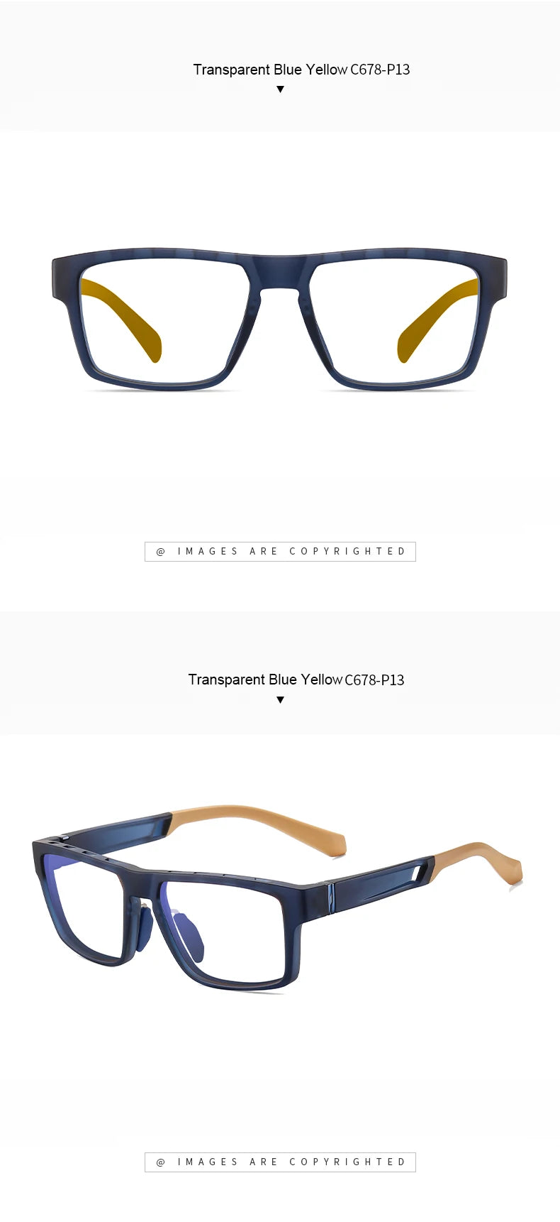 Men TR90 Anti Fog Eyeglasses Frame Blue Light Blocking Lenses Women Computer Glasses Prescription Myopia Reading Eyewear Frame