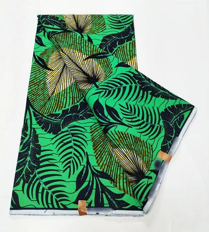 2025 Newest Ankara Real Wax Fabric Guaranteed Veritable African Wax Print Pagne Fabric 100% Cotton 6 Yards Ghana Style Dresses
