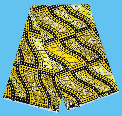 Ankara Fabric African Real Wax Print Cotton 100% New Design 2024 Tissus Wax Africain Patchwork Fabric For Dress 6yard Sales Soft
