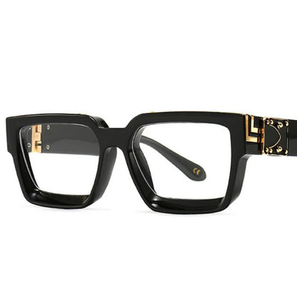 Anti Blue Light Unisex Transparent Computer Glasses With Diopter Minus 0 -1.5 -6.0 Luxury Brand Clear Myopia Square Eyeglasses