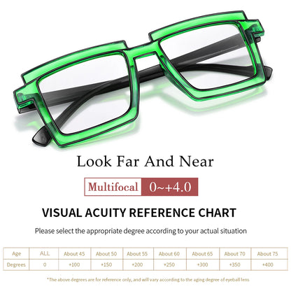 3 Pairs Oversize Reading Glasses Women Trendy Square Fashion Transparent Magnification Eyewear Presbyopic Glasses +150 +200