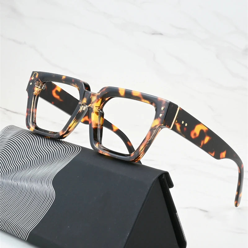 New Transparent Computer Glasses Frame Women Men Anti Blue Light Square Eyewear Blocking Glasses Optical Spectacle Eyeglass ﻿