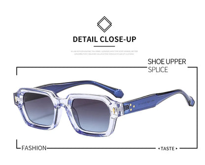 New Fashion Small Square Sunglasses For Women Men Modern Design Retro Double Color Frame Sun Glasses Shades UV400 Eyeglasses