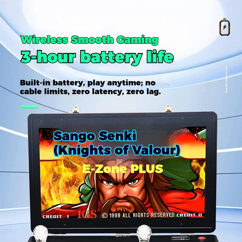 2026 New 14-inch Large Screen Home Game Console for Two-Player Fighting Built-in Games No Lag Street Fighter Arcade Game Console