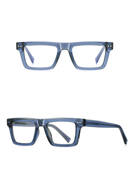 57176 Fashion Optical Spectacle Frames Men Popular Spring Hinge Glasses Frame Women Trend Square Transparent Eyeglass