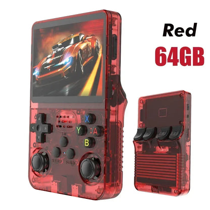 BOYHOM 256G Open Source R36S Retro Game Console - 3.5" IPS Portable Linux ARKOS Handheld | Best Gaming Gift (64G/128G Options)