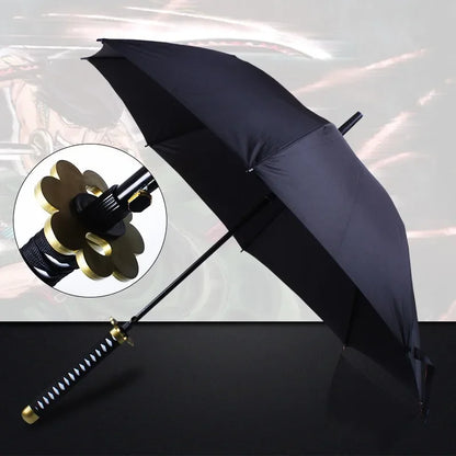 Demon Slayer Sword Umbrella One Piece Roronoa Zoro Katana Umbrella Real Full Size Japanese Anime Long Parasol Home Accessories
