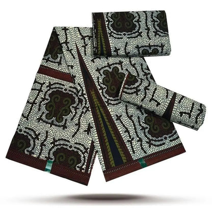 African Wax Fabric Lastest Prints Cotton Material High Quality Pagne Origin Real Ankara Gold Printed For Sewing Wedding Dress