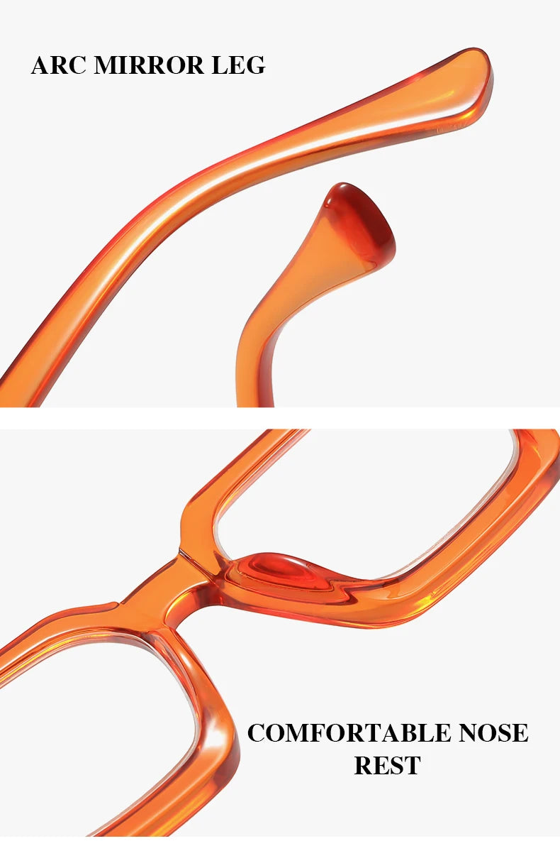 The small square frame reading glasses are classic, retro, simple and comfortable for daily wear. They are reading glasses
