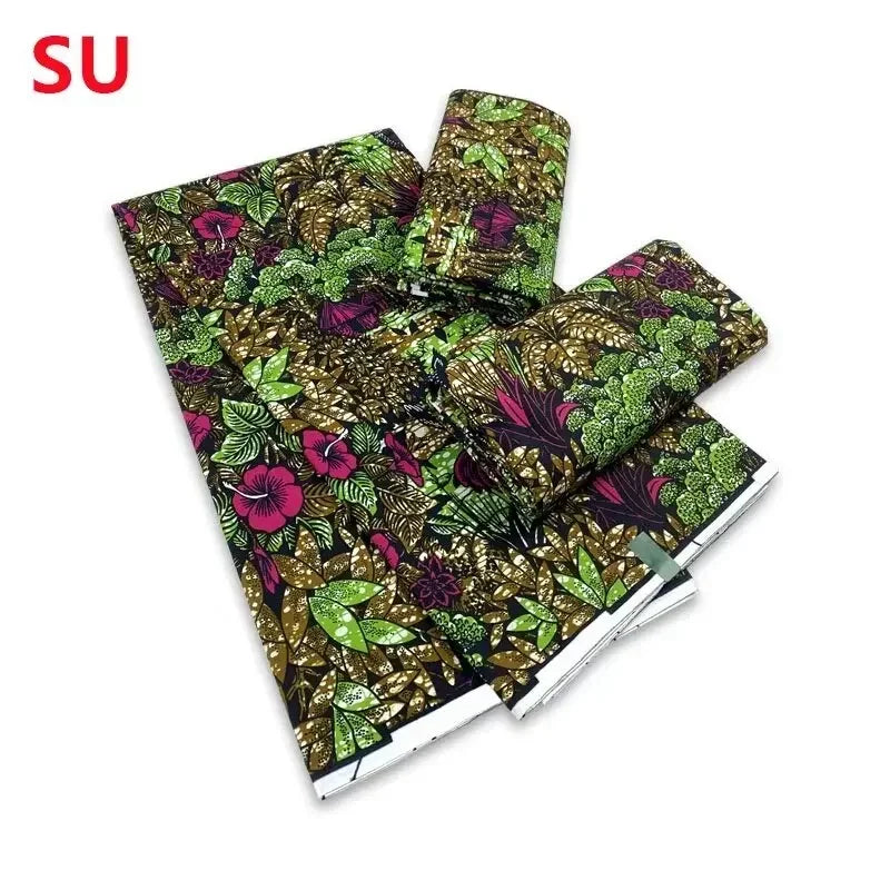 Ankara Wax Fabric 2024 High Quality African Wax Print Fabric 100% Cotton African Guaranteed Veritable Real Wax For Dresses