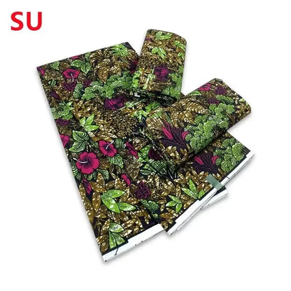 Ankara Wax Fabric 2024 High Quality African Wax Print Fabric 100% Cotton African Guaranteed Veritable Real Wax For Dresses