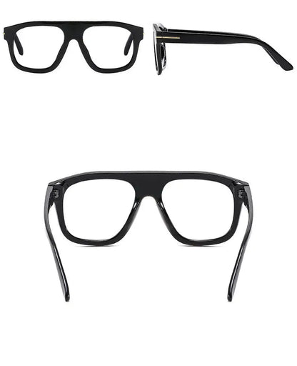 Oversized Square Reading Glasses Woman Men Decoration Retro Eyeglasses Trendy Anti Blue Light Single Focus Presbyopic Glasse