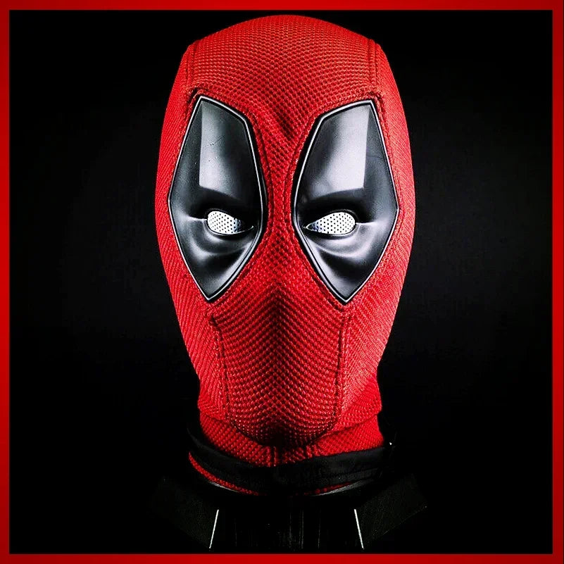 Festive Deadpool Mask Cosplay Costume Prop Full Head Helmet for Carnival Masquerade Stage Performance Costume to Halloween Party