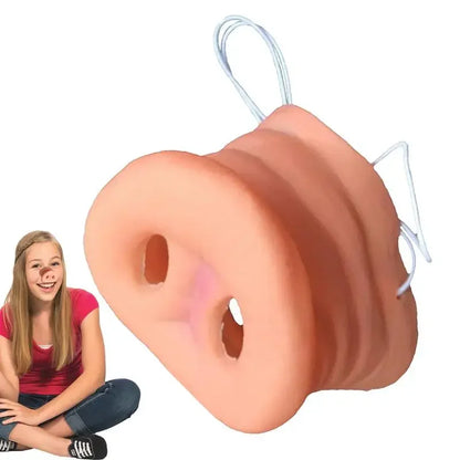 Funny Latex Pig Snout Mask Fake Pig Nose Halloween Children's Favors Gifts Kids Adult Masquerade Party Cosplay Props Party Decor