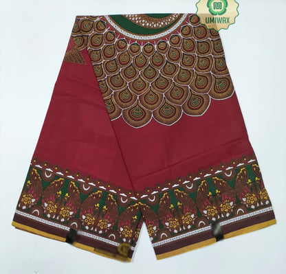 Dutch african Nigiar wax 100% Cotton Real Wax Pagne foVeritable Hollandais Dutch print High Quality fabric cloth 6yards
