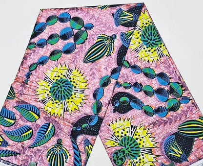 Latest African Grand Golden Wax Fabric Super Good Quality Women Pagne Flash Cotton Prints Batik Ankara Glitter Tissus 6yards