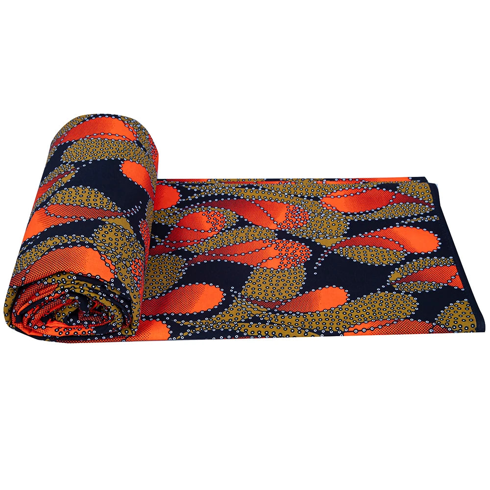 African Fabric Cloth By The Yard 3/6 Yards Ankara Print Wax Fabric for Party Dress Making and Sewing FP6625