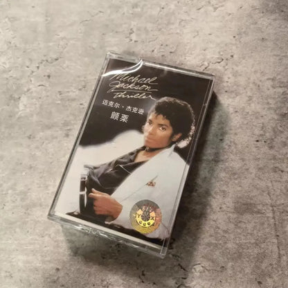 Michael Jackson Thriller Music Magnetic Tape Greatest Hits Album Cassette Cosplay Walkman Car Recorder Soundtracks Box Party