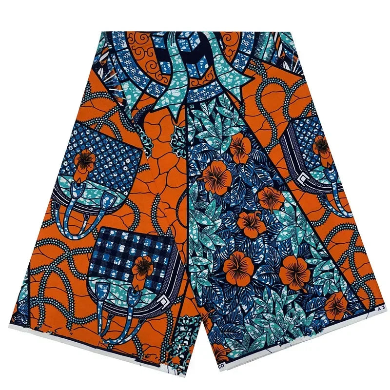 African Ankara prints batik patchwork fabric real wax African sewing material 100% cotton good quality tissu for dress crafts