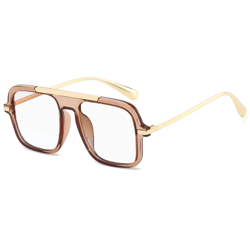 Large Square Anti Blue Light Reading Glasses Men Women Brand Design Finished Prescription Optical Glasses Customized Diopter