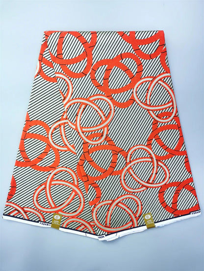 Newest Grand African Wax Glitter Glam Fabric 100% Cotton Ankara Batik Material Pagne Wax Gold Print Sewing Party Dress