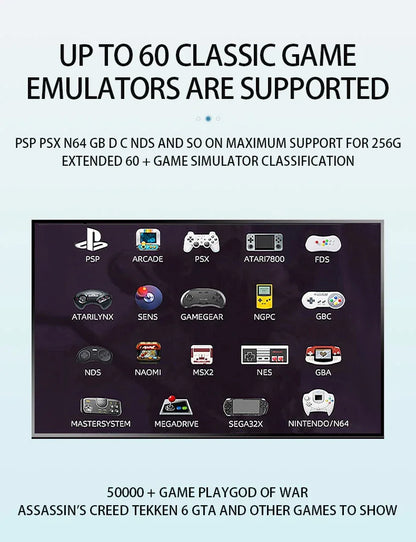 2026 NEW Super Console G36 Pro Retro Video Game Console with 65000 Video Games for PS1/GBA/MD/CPS with Gamepad Kid Gift Game Box