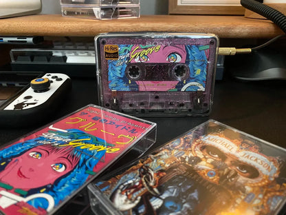 Steam Wave Retro Night Tempo Presents Showa Vaporwave Music Tape Confused Teenager Cosplay Soundtracks Box Cassette Walkman Tape
