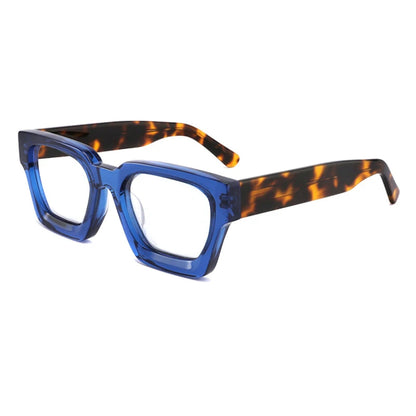 Gatenac Acetate Reading Glasses Handmade Photochromic Anti Blue Light Prescription Glasses Frame Men Progressive Myopia Eyewear