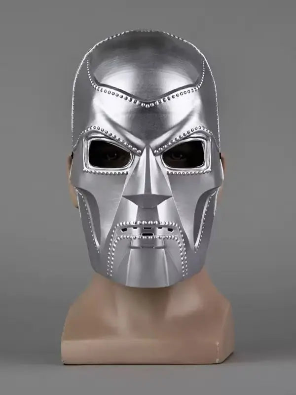 Doctor Doom Victor von Doom Cosplay Mask Adult Unisex Plastic Helmet, Halloween Carnival Roleplay Costume Accessory