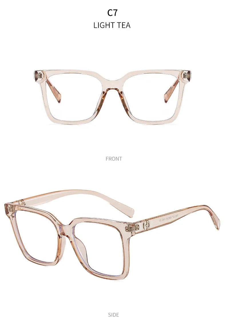 Retro Reading Eyeglasses for Women Oversize Cat Eye Anti Blue Light Presbyopia Glasses Prescription Eyewear 0 -To +600