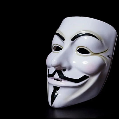 Halloween Mask Movie Cosplay Vendetta Hacker Mask Anonymous Guy Fawkes Christmas Party Gift for Adult Kids Film Theme Hot Sale