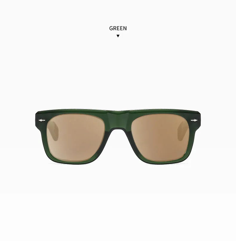 Square Yellow Lens Reading Sunglasses for Men Classic Tinted Prescription Presbyopic Eyewear Outdoor Shade Sun Glasses Readers