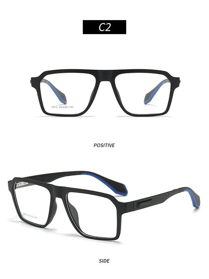 2024 New Sports Glasses Fashion Square Cycling Men's Glasses Frame Ultra-light  Optical Prescription Eyeglass Frame Women 6810