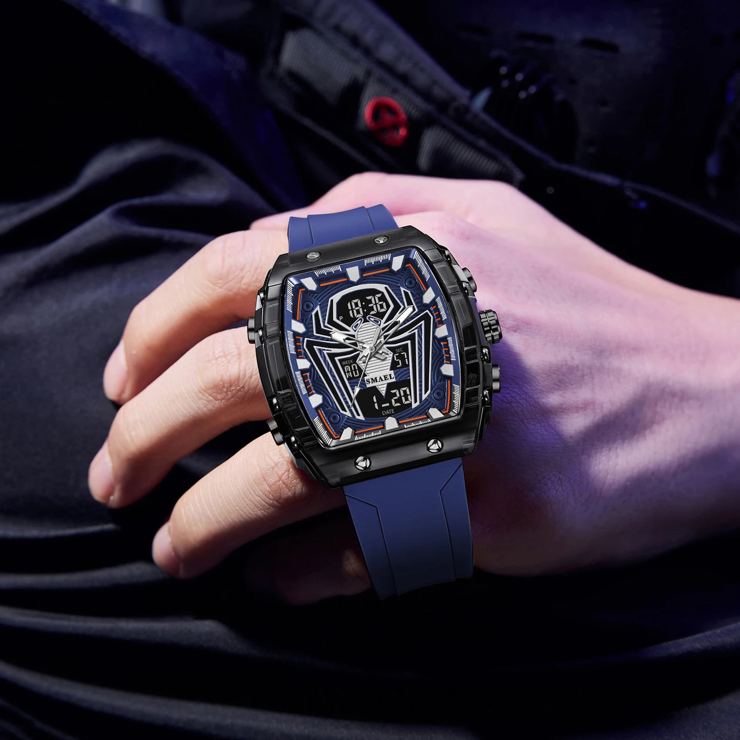 SMAEL Brand 8116 Waterproof Dropshipping Watch Alarm Clock Luminous Young Fashion business Quartz Sport Wristwatches