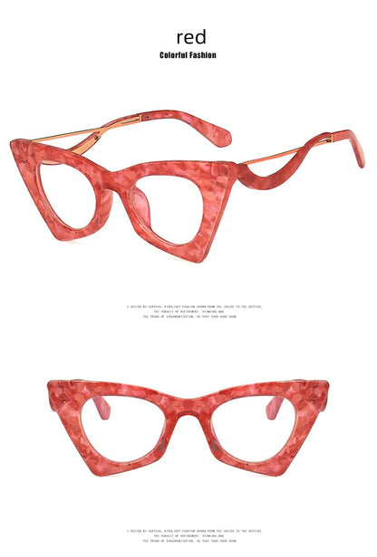 High Quality Brand Design Cat Eye Blue Light Blocking Computer Hyperopia Women Reading Glasses Diopter +0.5 1.5 2.0 2.5 3.5 6.0