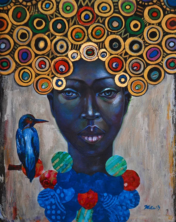 Abstract Figure Canvas Painting African Women Portrait Posters And Prints Wall Art for Living Room Home Decor Picture No Frame