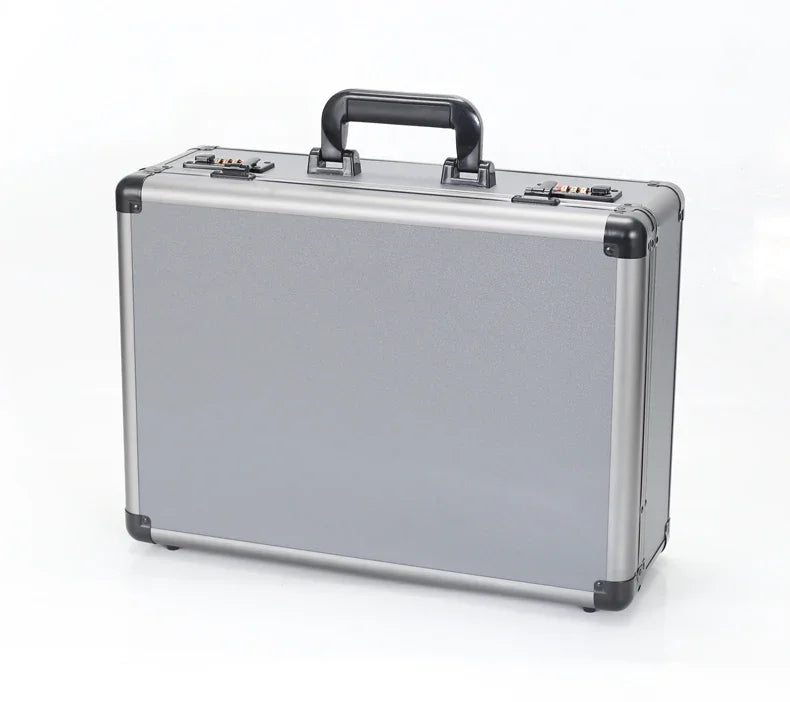 Aluminum alloy toolbox instrument equipment storage box small file safety password box