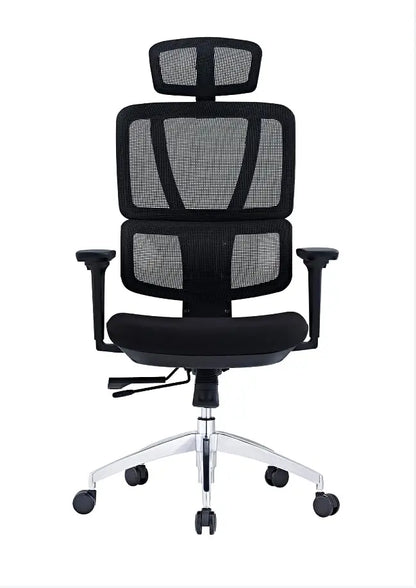 Ergo Plus Ergonomic Office Chair - Desk Chair, Mesh Computer Leatherette Headrest, Memory Foam Seat, and Smooth, Customized