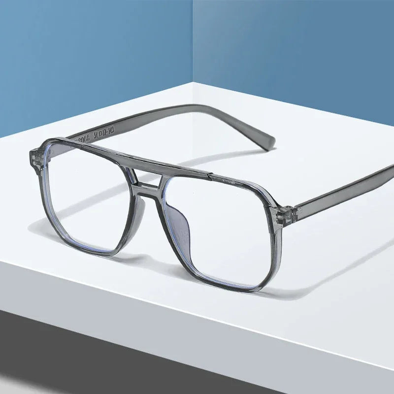 Transparent Computer Glasses Frame Women Men Anti Blue Light square Eyewear Blocking Glasses Optical Spectacle
