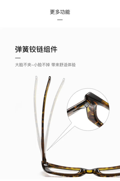 56875 Fashion Rectangle Anti-Blue Spectacle Frame Anti-Fatigue Computer Eyewear Frame for Women Gradient Eyeglasses