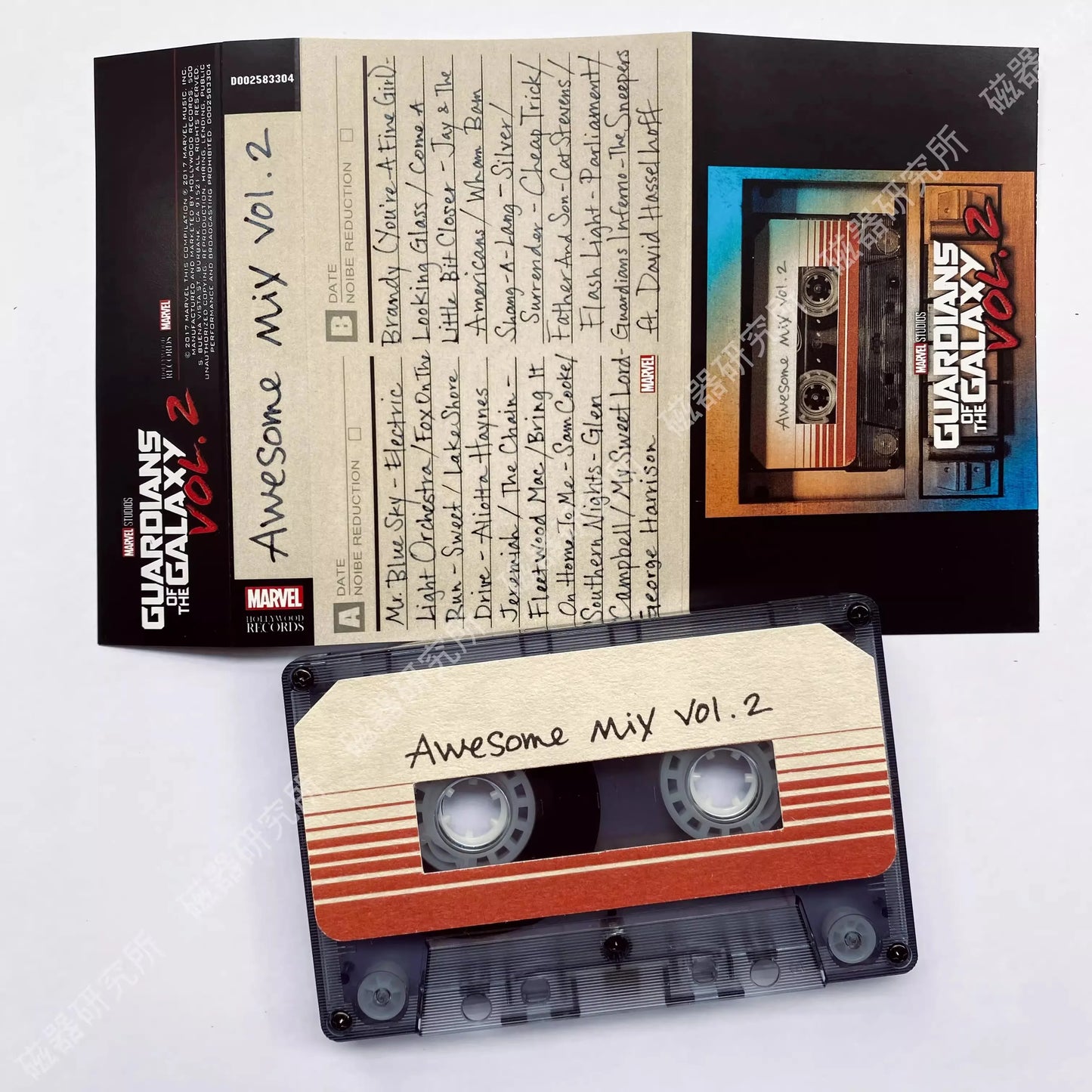 Movie Guardians of the Galaxy Vol 2 Tyler Bates Music Tape Star-Lord OST Album Cassettes Cosplay Walkman Recorder Soundtrack Box
