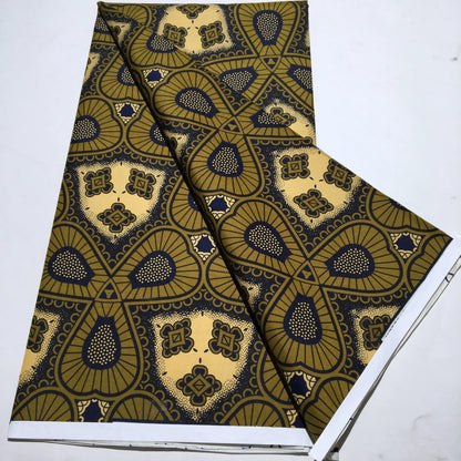 African New Wax Fabric Nigeria Ankara Wax Fabrics Newest Design Block Prints Batik Dutch For Dresses Sewing Cloth Materials