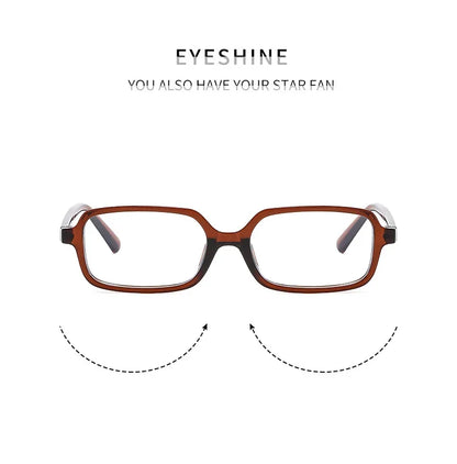 Fashion Retro Small Rectangular Frame Anti Blue Light Glasses for Women Ins Simple Commuting Computer Eye Eyeglass Frame