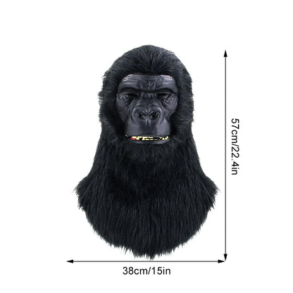 Full Face Gorilla Mask With Moving Mouth For Halloween Cosplay Full Heads Mask Halloween Masks Party